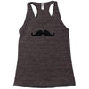 mustache Racerback Tank