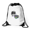 revenge of the radio star Drawstring Bags