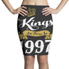 kings are born in 1997 Pencil Skirts