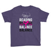 Reading Yoga Wine Balance Youth Tee