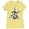 monkey Ladies Fitted T-Shirt