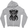 demon wolf Zipper Hoodie