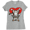 love cat Ladies Fitted T-Shirt