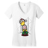 now i have a fireflower Women's V-Neck T-Shirt