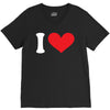 i heart customize it V-Neck Tee