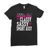 classy sassy Ladies Fitted T-Shirt