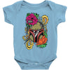 boba flower Baby Onesie