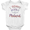 l homme parfait est motard Baby Onesie