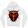 evil face Zipper Hoodie