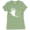 shadow puppet rabbit Ladies Fitted T-Shirt