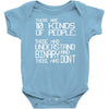 there are 10 kinds of people Baby Onesie