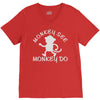monkey teenage V-Neck Tee