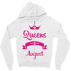 queens are born in august Zipper Hoodie
