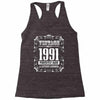 vintage made in 1991 perfectly aged a living legend Racerback Tank