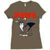 paws Ladies Fitted T-Shirt