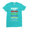 daddy you are my favorite superhero Ladies Fitted T-Shirt