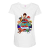 paw patrol birthday boy auntie Maternity Scoop Neck T-shirt