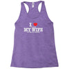 i love when my wife let me go fishing Racerback Tank