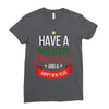 have a merry christmas and a happy new year Ladies Fitted T-Shirt