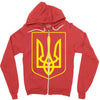 ukrainian ukraine coat of arms country flag Zipper Hoodie