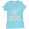 weapons of mass percussion Ladies Fitted T-Shirt