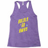 boldly go away Racerback Tank