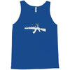 banksy style ak47 art   funny Tank Top