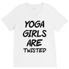 yoga girls are twisted V-Neck Tee