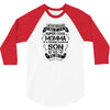 Super Cool Momma Of A Freaking Awesome Son 3/4 Sleeve Shirt