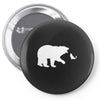 Bear Fishing Pin-back button