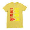 fight, dream, lead! Ladies Fitted T-Shirt