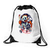 nicola timor Drawstring Bags