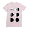 the phases of the moon of laika dog Ladies Fitted T-Shirt