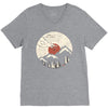 Mountain Wildlife V-Neck Tee