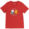 finn the cat &amp; jake the cat V-Neck Tee