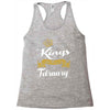 kings are born in february Racerback Tank