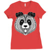 panda Ladies Fitted T-Shirt