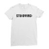 Studying Ladies Fitted T-Shirt