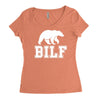 bilf, bear i'd like to Women's Triblend Scoop T-shirt