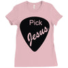 pick jesus bible Ladies Fitted T-Shirt