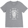 soul II soul white logo V-Neck Tee
