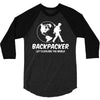 Backpacker Let's Explore The World 3/4 Sleeve Shirt