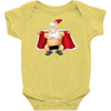 funny flashing naked nude christmas santa claus Baby Onesie