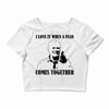i love it when a plan comes together Crop Top