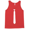 skinny white tie Tank Top