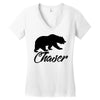 Bear Chaser Women's V-Neck T-Shirt