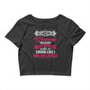 they call me grammy partner in crime Crop Top