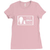 no child should be left behin white Ladies Fitted T-Shirt
