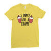 i don't give a crappe Ladies Fitted T-Shirt