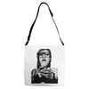 ice cream girl Adjustable Strap Totes